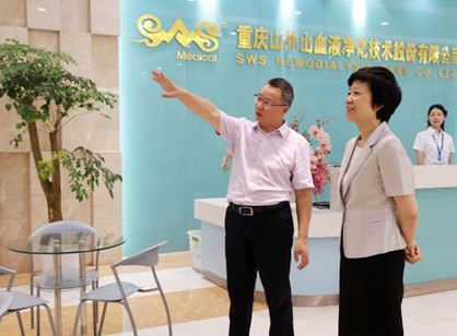 重慶市市委常委、紀委書記宋依佳一行蒞臨山外山公司調研